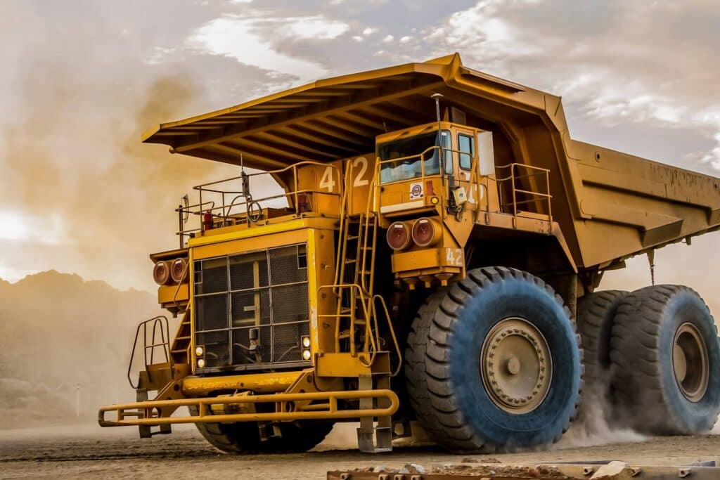 heavy dump truck